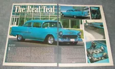 1955 Chevy 210 2-Door Sedan RestoMod Article "The Real Teal"