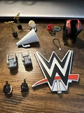 wwe mattel accessories lot