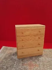 Dollhouse Oak Dresser Ready To Use Or Paint