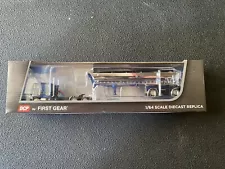 DCP by First Gear Blue Leasing Peterbilt 352 With End Dump #60-0772 NIB