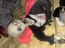 Creepy Zombie Halloween Animated Prop