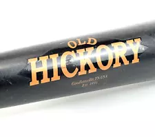 Old Hickory Wooden Baseball Bat Black 33" 33 X-Out Wood