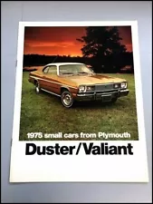 1975 Plymouth Duster Valiant and Scamp 16page Vintage Car Sales Brochure Catalog