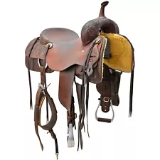 Used 17" Jeff Smith Cutting Saddle Code: U17JSMITHCUT12FL