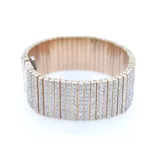 Pave CZ Bling Bracelet Stainless Steel ANTI TARNISH for Men