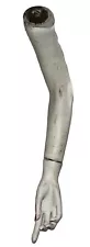 Lifesize Right Side White Unbranded Mannequin Arm And Detachable Hand