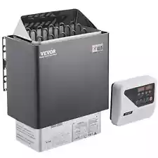 VEVOR 9KW Sauna Heater Stove Wet &amp; Dry w/ External Digital Controller 220V