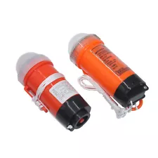 2×Compact Life Jacket Light Lamp Life Saving Equipments Accessory for Boat Use