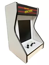 White Bar Top / Table top Vertical Arcade For Your Home! With over 500 Games!