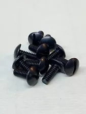 10-24 X 1/2 Truss Wide Slotted Machine Screw Black Oxide #10-24 1/2" (500)