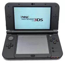 Nintendo "NEW" 3DS XL 4GB Handheld Gaming System ONLY RED-001 - Black - Tested