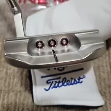 NEW IN PLASTIC TITLEIST SCOTTY CAMERON 34" SELECT FASTBACK PUTTER RARE HEADCOVER