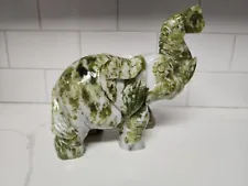 Jade HANDMADE ELEPHANT FIGURE 5.8 lbs