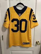 Nike On Field Dri-Fit Los Angeles Rams Jersey #30 Gurley II Mens Small