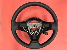 07-12 TOYOTA YARIS FOAM STEERING WHEEL CRUISE EQUIPPED BLACK OEM (For: 2008 Yaris)