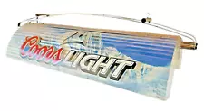 New ListingCOORS LIGHT Pool Table Light Vintage Beer Lamp Advertising 1980s Retro WORKING