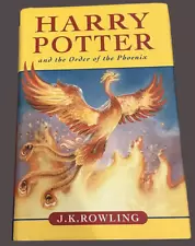 Harry Potter and the Order of the Phoenix, First CA Edition 1st Print