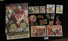 Vintage NFL San Francisco 49ers Memorabilia Lot.