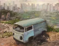 VWBus, Painting, art for sale by artist, Realist, Expressionist, Impasto