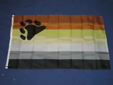 3X5 BEAR PRIDE FLAG GAY LESBIAN BEARS FLAGS NEW F580