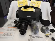 Nikon D3100 Digital SLR Camera With 18-55mm Lens + 55-200mm Lens! NEW! NOT USED!