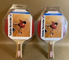 New Lot of 2 Sportcraft Contender 3 Star Rated Ping Pong Table Tennis Paddles