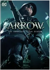 Arrow: The Complete Fifth Season (DVD, 2017, 5-Disc Set New Free Shipping