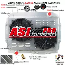 3 ROW RADIATOR SHROUD FAN FOR 1968-1974 AMC JAVELIN/AMX/RAMBLER/MARLIN/REBEL/SST