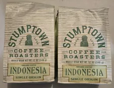 2 x Stumptown Coffee Indonesia Sumatra WHOLE BEAN 12 oz BEST BY 8/29/2024