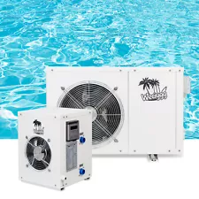 12000/20000BTU Pool Heat Pump for Above-Ground Pools Swimming Pool & Spa Heater