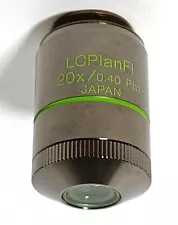 Olympus Microscope Phase Contrast Objective LCPLFL20xPH Brand New In box!