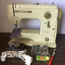 Vintage Bernina 707 Minimatic Sewing Machine With Pedal Very Nice Sew A+