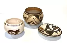 Three Vintage Acoma Potteries