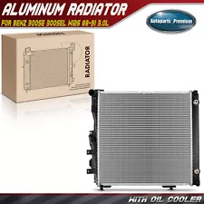 1x New Aluminum Radiator for Mercedes-Benz 300SE 300SEL W126 1988-1991 L6 3.0L (For: Mercedes-Benz)