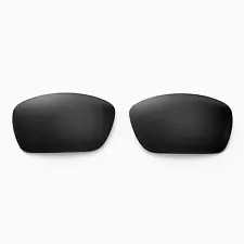 Walleva Polarized Black Replacement Lenses for Oakley Fuel Cell Sunglasses