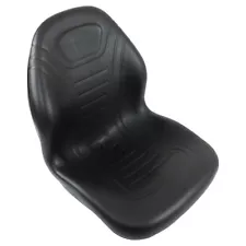 John Deere Skid Steer Black Bucket Seat Fits 240 250 315 328D 332 7775 ETC