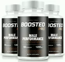 (3 Pack) Boosted Pro Pills for Men, Supports T-Levels and Boosts Energy