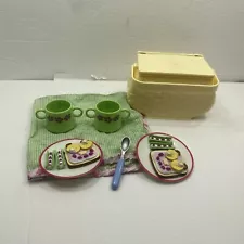 American Girl BITTY TWINS Doll Treats For Two Picnic Set - Partial Set Only 2007