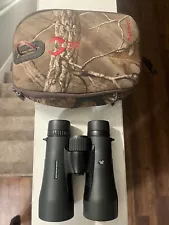 Vortex Diamondback 12X50 Binoculars WITH BADLANDS Zippered Case Harness WOW