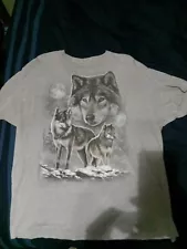 3 Wolf Moon Men's T Shirt XL