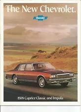 Original 1978 Chevrolet Caprice and Impala dealer sales brochure, catalog