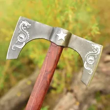 Handmade Medieval Warrior Double Headed Battle Axe Tomahawk Hatchet