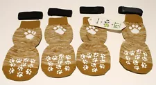 EXPAWLORER Dog Socks LG/XL Traction Control Anti-Slip for Indoor Use 4pc