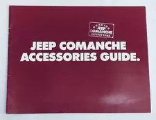 1987 Jeep Comanche Accessories Guide Dealer Showroom Sales Brochure Catalog