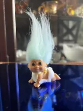 CRAWLING BABY - Russ Troll Doll - Pastel Blue Hair - 18299