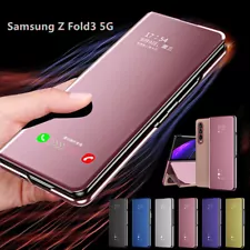 For Samsung Galaxy Z Fold 2/3 View Mirror Screen Luxury Flip Case Cover Hot sale