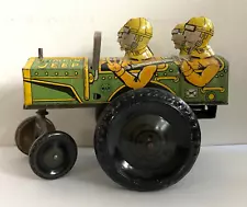 1940's Louis Marx & Co. "Jumpin' Jeep" Tin Litho Windup - Excellent Condition