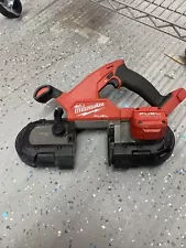 Milwaukee 2829-20 M18 18V Fuel brushless 3.5” Cut Band Saw - Red