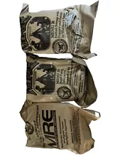 3 Meal Ready To Eat MRE Camping Hiking Meals. See Pics For Menu Course.