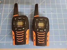 Cobra Microtalk Walkie Talkie ACXT645 22 Channels 121 Privacy Codes Lot Of 2